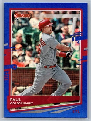 2020 Donruss #127 Paul Goldschmidt Holo Blue - Image 1 of 2