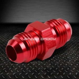 6AN AN-6 ADAPTADOR DE ACOPLAMIENTO RECTO MACHO ROJO GAS/ACEITE/H20 AJUSTE ACABADO - Imagen 1 de 2