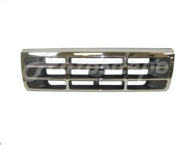 For 92-96 FORD F150 F250LD 92-98 F250 F350HD GRILLE CHROME HEADLIGHT W/BULB 3PCS - Image 1 of 3