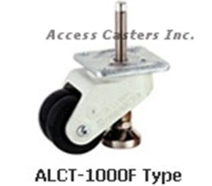 ALCT-1000F Leveling Swivel Caster, 72mm Nylon Wheel, 1,100 lb. Capacity - Picture 1 of 1