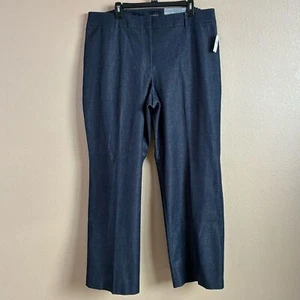 Talbots New Plus Size 18W Curvy Newport Partial Elastic Waist Trouser Pants - Picture 1 of 10