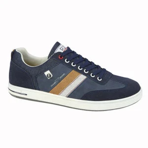 Herren R21 ORIGINAL Marineblau PU/Synth.Wildleder 7 Augen Freizeittrainer TPR Sohle - Bild 1 von 1