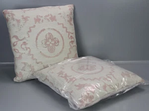 By-Boo 2er Set Vintage Dekokissen Sofakissen 50x50cm Zier- Kissen Rosa PS4-Pink - Bild 1 von 7