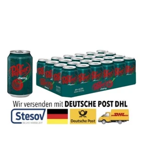 Dr Pepper Cherry Dose inkl. Pfand Einweg, 24 x 0.33 l Kirsche Football Edition - Picture 1 of 1