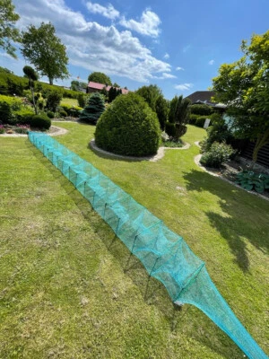 Nr.57 Profi Reuse 9,8 m Lang 50x35cm Aalreuse Krebs Flusskrebs Fischreuse Aal - Bild 1 von 4