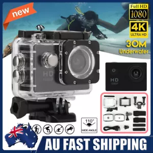 2" 1080P HD Waterproof Sports Action Camera Video DVR Recorder Go Pro - Picture 1 of 11