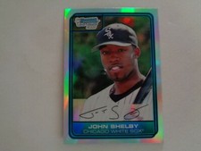 2006 Bowman Chrome Draft Picks & Prospects Refractor John Shelby Card #DP60