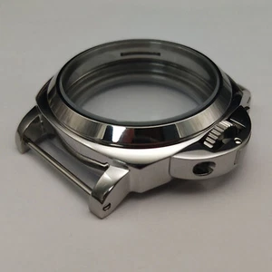 44 mm Stainless Steel Watch Case Polished Shell for Eta 6497/6498 ST36 Movement - Picture 1 of 8