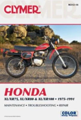 Manual Honda XL/XR75 XL/XR80 XL/XR100 1975-1991 Clymer Taller Servicio Repara... - Imagen 1 de 4