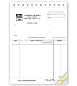 1000 Statements - Classic Unlined Carbonless / Nebs Deluxe No. 495 / 2 Part - Picture 1 of 1