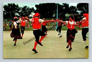 Postcard Danish Folk Dancers Kimballton Iowa - Picture 1 of 2