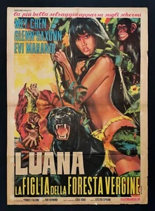 LUANA LA FIGLIA DELLA FORESTA VERGINE manifesto poster Mei Chen Glenn Saxson E36 - Imagen 1 de 2
