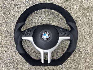 BMW E39 E46 SPORT X5 E53 LENKRAD UNTEN FLACH MASSANFERTIGUNG - Bild 1 von 5