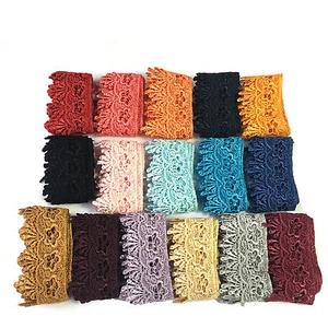 Bordado ciruela rosa lila amarillo dorado gris negro azul rojo encaje hágalo usted mismo - Imagen 1 de 20