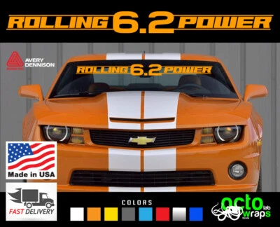 fit Chevrolet Camaro SS RS ZL1 wheels  windshield decal sticker convertible tire - Image 1 of 3