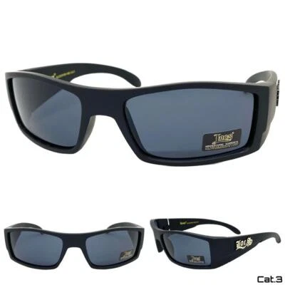 Motero Moto Gánster Resistente Hip Hop Locs Gafas Montura Negra Lentes Oscuros - Imagen 1 de 4