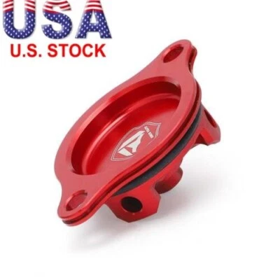 Tampa do filtro de óleo plugue para Honda CRF450R 2002-2003 2004 2005 2006 2007 2008 - Imagem 1 de 4