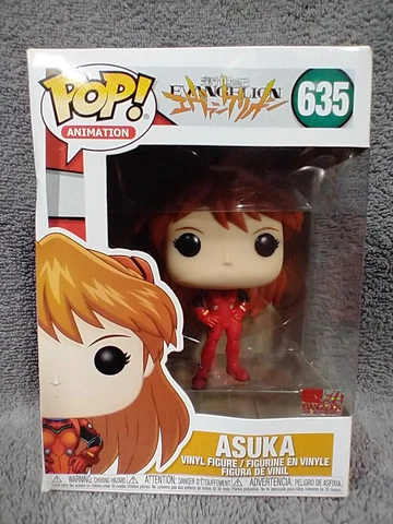 Asuka #635 Funko POP! Animation Evangelion Langly Soryu Vinyl Figure Box Dented Cover