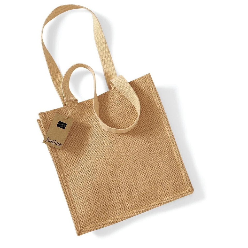 100 Stk. Westford Mill W406 Tasche Jute Natural 30x30x12