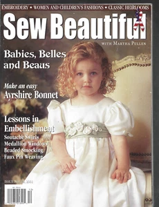 Sew Beautiful Magazine-Issue No. 79, 2001-Ayrshire Bonnet-Lessons n Embellishmen - Picture 1 of 1