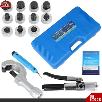 FINDMALL HVAC Hydraulic Swaging Tool Kit For Copper Tubing Expanding 3/8" to 1-5/8"