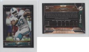 2015 Topps Chrome Mini Black Refractor /15 Ndamukong Suh #22