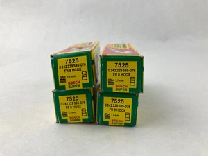 Lot of 4 Bosch 7525 FR 8 HCOX Super Spark Plugs 1.1mm - Picture 1 of 3