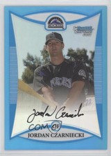 2008 Bowman Chrome Prospects Blue Refractor /150 Jordan Czarniecki #BCP77