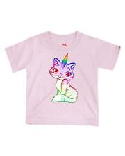 Caticorn Rainbow Cat CUTEAF Printed Toddler Tee T Shirt 2T 3T 4T Free Shipping