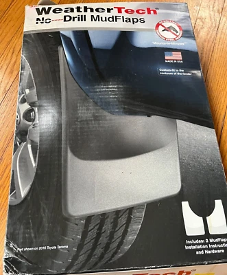 Ford F-150 WeatherTech MudFlaps - conjunto dianteiro e traseiro, serve para 2015-2020 NOVO SEM CAIXA - Imagem 1 de 4