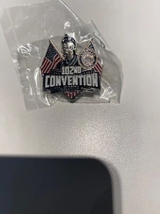 PIN DE ESMALTE DE LA LEGIÓN AMERICANA 102a CONVENCIÓN Florida Sellado 1 1/8"" ¡En muy buena condición! - Imagen 1 de 3