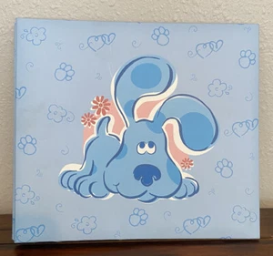 Vintage BLUES CLUES Scrapbook Photo Album 8”x8” Memories 2004 Blank Pages - Picture 1 of 12