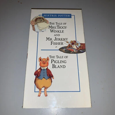 The Tale Of Mrs. Tiggy-Winkle and Mr. Jeremy Fisher VHS 1993 Beatrix Potter - Image 1 of 3