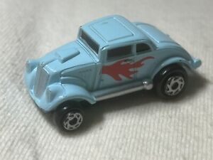 Blue '33 Willys Flames 5 Window Galoob Micro Machines Rare Vintage