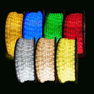 Christmas Lights Single Length 50m LED Rope Light with 8 Functions AC Adapter In - Picture 1 of 8