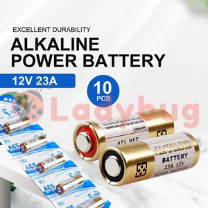 10x 23A 21/23 A23 23A 23GA 12V Alkaline Battery for Garage Car Remote Alarm - Picture 1 of 4