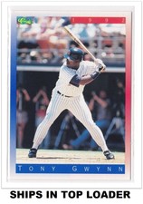 1992 Classic TONY GWYNN #T52 Card - San Diego Padres - Vintage / Retro HOF Star