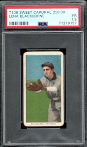 T206 Lena BLACKBURNE ML - PSA 1.5 Undergraded - Providence Grays, Sweet Caporal