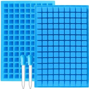 2 Pack Square Candy Silicone Mold for ice Cubes Chocolate 252 Cavity - Picture 1 of 7
