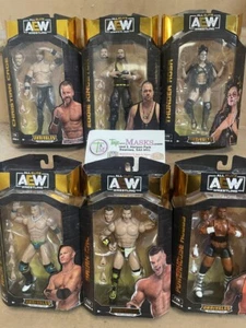 FIGURA DE ACCIÓN AEW CHOICE SERIE 9 INIGUALABLE TODAS ELITE LUCHA WWE TNA TODAS LAS 6 - Imagen 1 de 7
