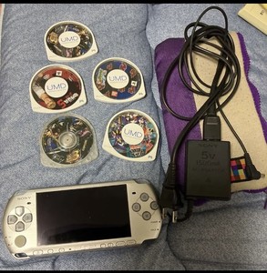 SONY PlayStation portable PSP3000 console 5 games