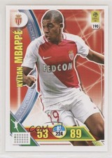 2017-18 Panini Adrenalyn Ligue 1 Kylian Mbappe #190 Rookie RC