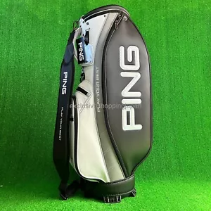 Ping Golf Cart Bag Peoria 9in 5-way Lightweight 2.9kg 2024 Model Black / White - Picture 1 of 15
