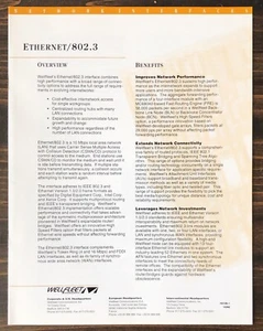 Wellfleet Communications - Ethernet / 802.3 Interface Sales Brochure (1992) - Picture 1 of 3