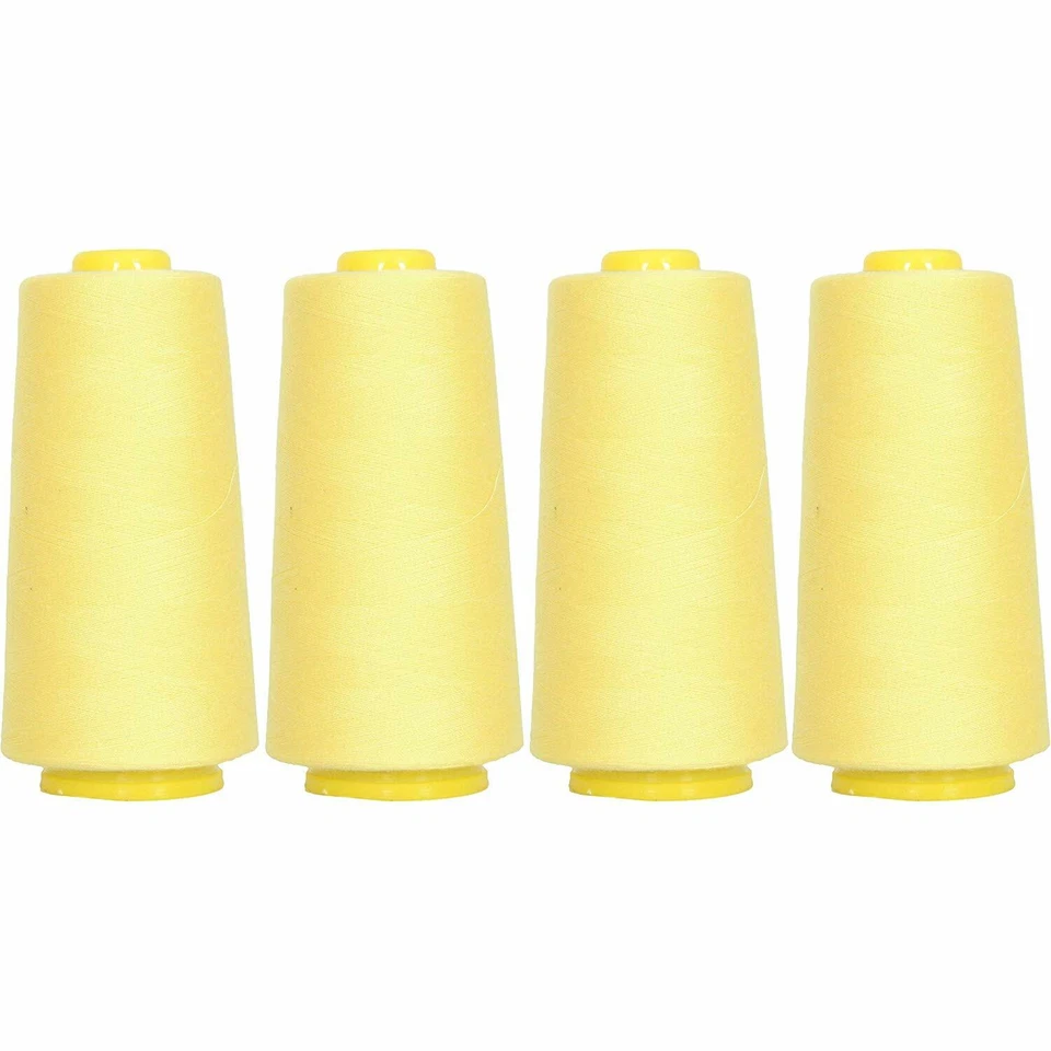 4 BIG CONES SERGER OVERLOCK THREAD SEWING THREADART - 50 COLORS - 2750 YD CONES - Image 1 of 4