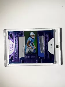 JAHMYR GIBBS 2023 Plates And Patches Purple /25 Rookie Reflections - Lions - Picture 1 of 4