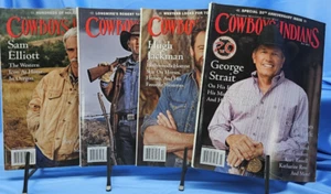 Lot of 4 COWBOYS & INDIANS MAGAZINE Yr 2013 Strait Jackman Elliott Taylor - Imagen 1 de 6