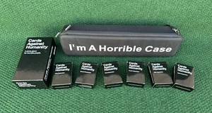 Cards Against Humanity Card Game with Expansion Packs 1-6 & Case - Picture 1 of 12