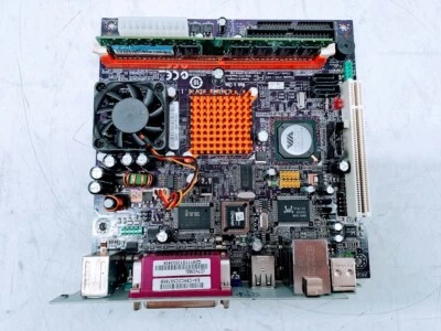 ECS C7VCM2 integrated CPU ITX mini motherboard - Image 1 of 4