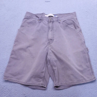 Vintage Gap Shorts Mens 34 Gray Denim Y2K Carpenter Loop - Image 1 of 4